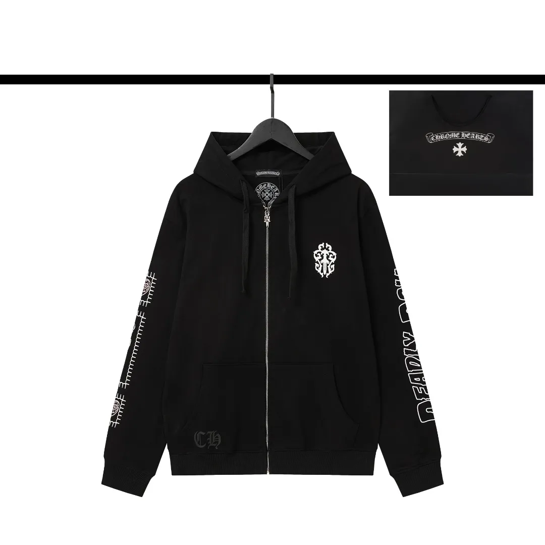 8609 Chrome Hearts Deadly Doll ， + / ， ， Same Style 1:1 ，， 1：1 。Black S x L